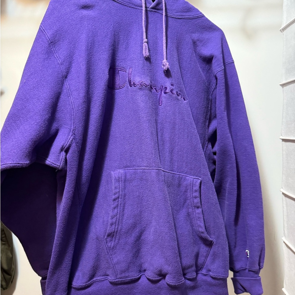 Champion Violet Reverse Weave Hoodie